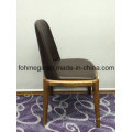 High Quality Leather Coffee Shop Chair for Wholesale (FOH-BCC42)